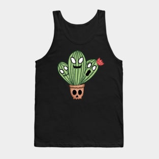 spooky halloween cactus Tank Top